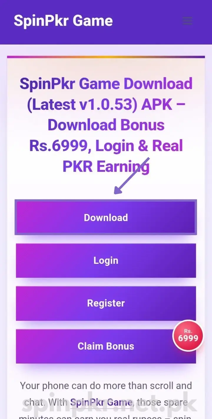 Tap Download button